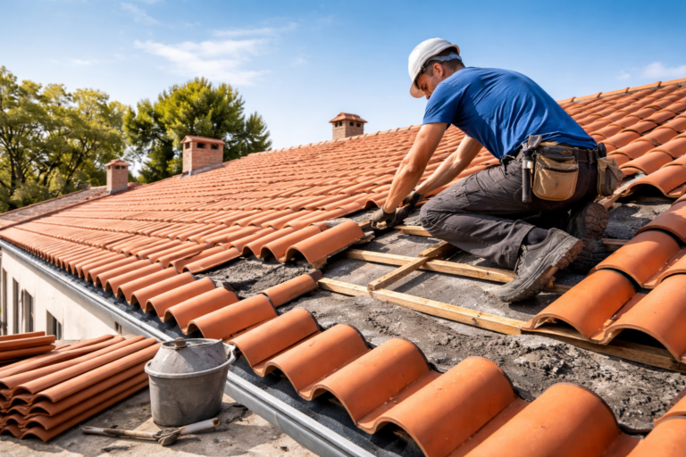 sustitución de tejas en Madrid